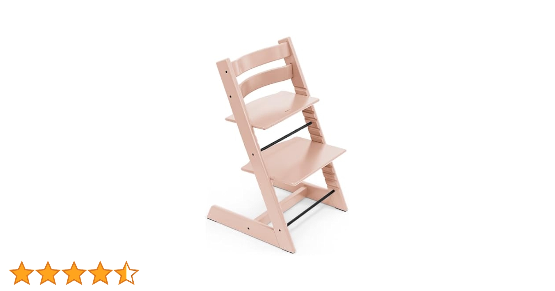 ストッケ トリップトラップ 調整可能な木製ベビーチェア ピンク STOKKE(ストッケ) / トリップトラップ チェア ピンク Tripp